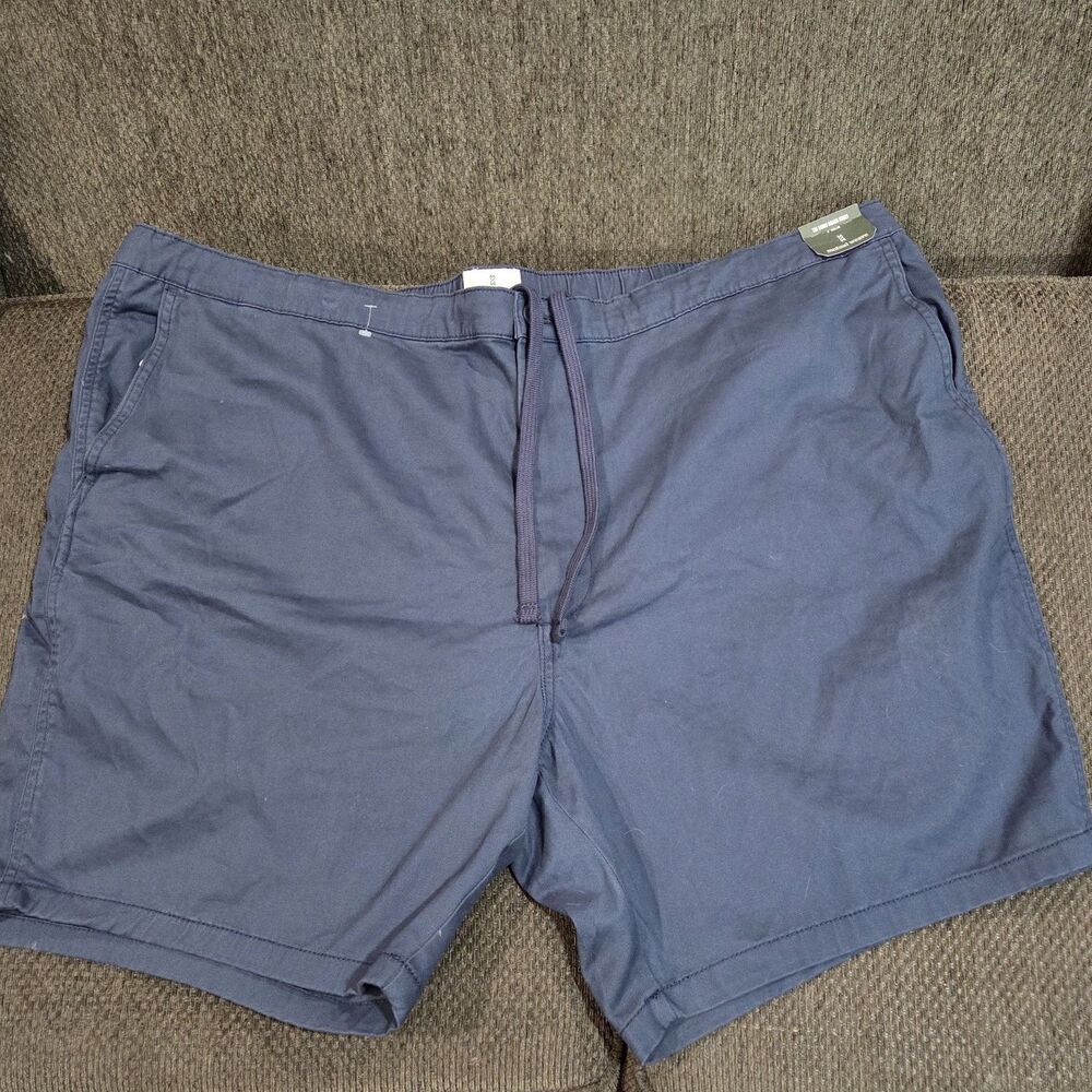 NWT Mutual Weave Men's Big & Tall Chino Board Shorts Size 56 Blue 8" Inseam
